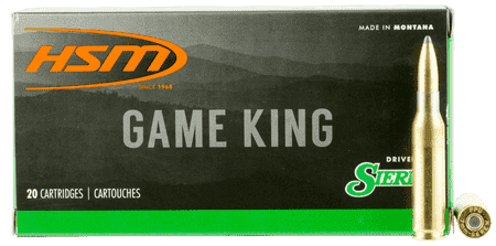 HSM 7MM087N Game King 7mm-08 Rem 140 gr Sierra GameKing Spitzer Boat Tail 20 Per Box/ 25 Case