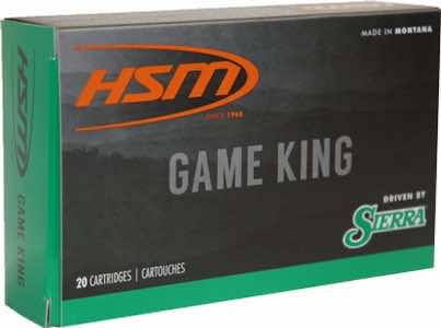 HSM 300RUM11N Game King 300 RUM 150 gr Sierra GameKing Spitzer Boat Tail 20 Per Box/ 20 Case