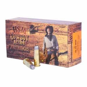 HSM 38401N Cowboy Action 38-40 Win 180 gr Round Nose Flat Point 50 Per Box/ 10 Case