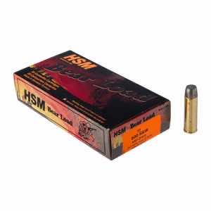 HSM 500SW6N Bear Load 500 S&W Mag 440 gr Wide Flat Nose 20 Per Box/ 25 Case