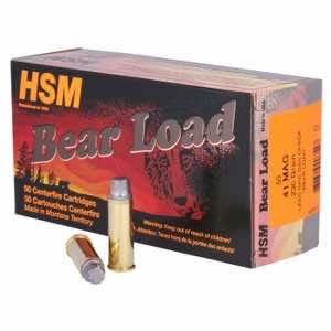 HSM 414N20 Bear Load 41 Rem Mag 230 gr Semi Wadcutter 20 Per Box/ 20 Case