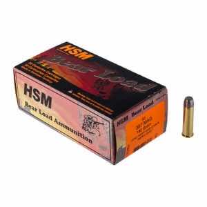 HSM 35718N Bear Load 357 Mag 180 gr Lead Round Nose Flat Point 50 Per Box/10 Case
