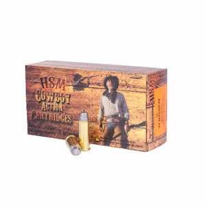 HSM 38551N Cowboy Action 38-55 Win 240 gr Round Nose Flat Point 20 Per Box/ 25 Case
