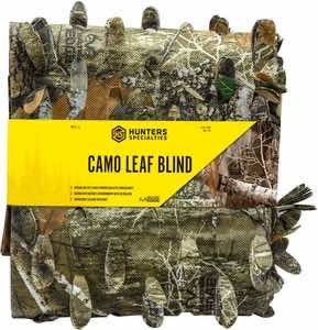 Hunters Specialties 100123 Camo Leaf Blind Realtree Edge Polyester 56