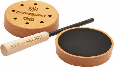 Drury Outdoors HSDODPC Signature Pot Call Friction Call Attracts Turkeys Natural Aluminum/Wood