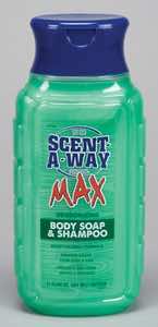 Scent-A-Way 07755 Max Green Soap Odor Eliminator Odorless Scent Vegetable Proteins 12 oz Liquid