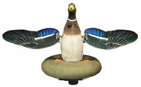 Higdon Outdoors 53077 XS Splashing Flasher Mallard Drake Species Multi Color Features Built-In Timer