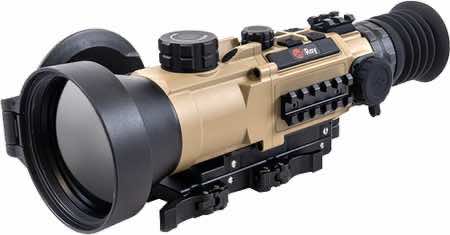 InfiRay Outdoor HYH75W RICO Hybrid 640 Thermal Black 4x75mm Multi- 1 BDC/1 DIY/7 Static Reticle, 8x Zoom, 640x512, 12 Microns, 50 Hz Resolution