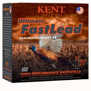 Kent Cartridge K122UFL364 Ultimate Fast Lead 12 Gauge 2.75
