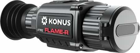 Konus 7952 Flame-R Thermal Rifle Scope Hand Held/Mountable Scope Black 2.5-20x Multi Reticle 256x192 Resolution Zoom Digital 1x/2x/4x/8x