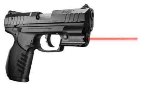 LaserMax LMSRMSR Red Rail Mounted Laser Ruger SR22/SR9/SR40 Black
