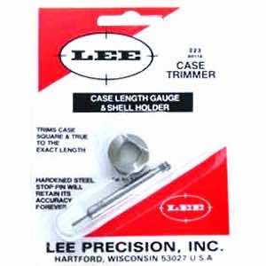 Lee Precision 90114 Case Length Gauge 223 Rem Steel Works With Cutter/Lock Stud Includes Shell Holder