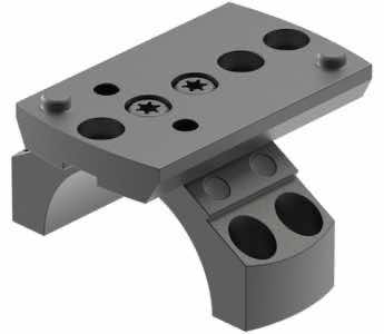 Leupold 175550 DeltaPoint Pro Ring Mount Matte Black Aluminum 30mm Tube Picatinny/Weaver