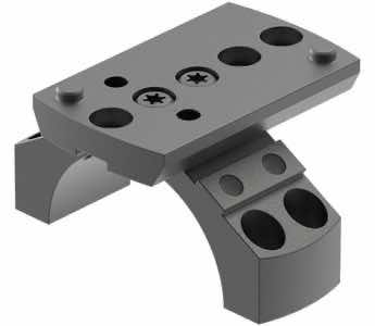 Leupold 175554 DeltaPoint Pro Ring Mount Matte Black Aluminum 34mm Tube Picatinny/Weaver