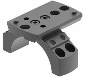 Leupold 175558 DeltaPoint Pro Ring Mount Matte Black Aluminum 35mm Tube Picatinny/Weaver