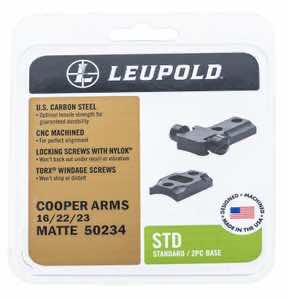 Leupold 182847 BackCountry Cross-Slot Base Matte Black Nosler M21