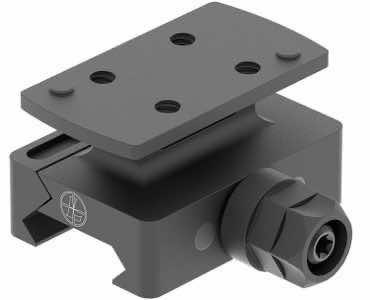 Leupold 171861 DeltaPoint Pro DLOC Quick Release Matte Black Aluminum Picatinny/Weaver Rail Mount 0 MOA
