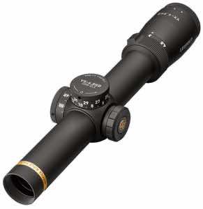Leupold 176281 VX-4.5HD Matte Black 1-4.5x24mm, 30mm Tube, Illuminated FireDot Bull-Ring Reticle