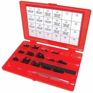Lyman 03058 Master Gunsmith Hex Head Ring and Base Screw Kit Hardened Steel Universal Metal Handle 142 Pieces