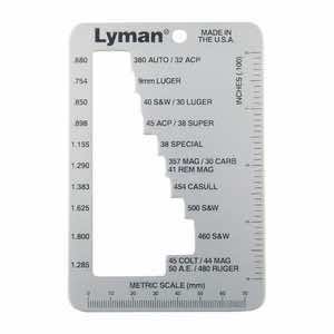 Lyman 7832217 E-Zee Case-Length Gauge Pistol, Revolver