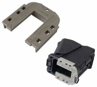 Maglula UP65G 1911A1 Aligner Insert Single Stack Gray Polymer Multi-Caliber 1911