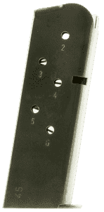 Magnum Research MAG1911456 1911 Black Detachable 6rd 45 ACP