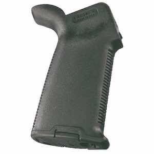 Magpul MAG416BLK MOE+ Grip Black Polymer w/OverMolded Rubber Textured Finish Fits AR-15/AR-10/M16/M4/M110/SR25