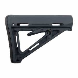 Magpul MAG400-GRY MOE Carbine Stock Stealth Gray Synthetic for AR-15, M16, M4 with Mil-Spec Tube (Tube Not Included)