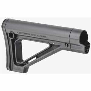 Magpul MAG480-GRY MOE Carbine Stock Fixed Stealth Gray Synthetic for AR-15, M16, M4 with Mil-Spec Tube (Tube Not Included)