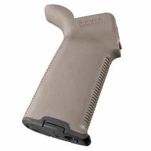 Magpul MAG416-FDE MOE+ Grip Textured Flat Dark Earth Polymer with OverMolded Rubber for AR-15, AR-10, M4, M16, M110, SR25