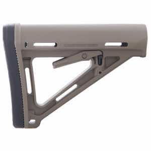 Magpul MAG400-FDE MOE Carbine Stock Flat Dark Earth Synthetic for AR-15, M16, M4 with Mil-Spec Tube (Tube Not Included)