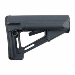 Magpul MAG470-GRY STR Carbine Stock Stealth Gray Synthetic for AR-15, M16, M4 with Mil-Spec Tube (Tube Not Included)