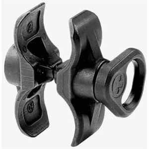 Magpul MAG493BLK Forward Sling Mount made of Steel with Melonite Black Finish for Mossberg 590 & 590AL with Magpul SGA Stock