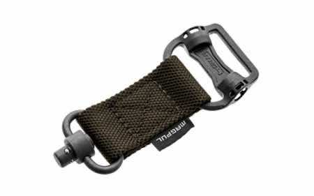 Magpul MAG519-RGR MS1/MS4 Sling Adapter made of Steel with Maganese Phosphate Ranger Green Finish, Polymer Hardware, Nylon 1.25
