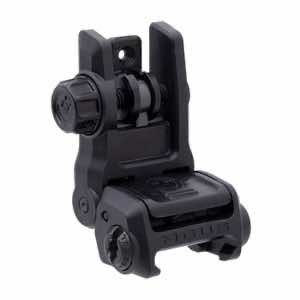 Magpul MAG1167-BLK MBUS 3 Sight Rear Black Flip Up for AR-10/AR-15/M4/M16/M110/SR-25