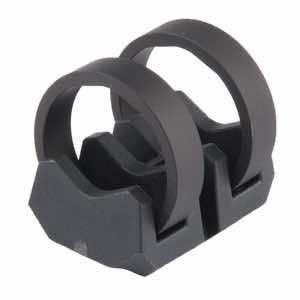 Magpul MAG614-BLK Light Mount V-Block and Rings Black Anodized Aluminum/Polymer