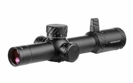 Meprolight USA 901245701 MVO Matte Black Anodized 1-8x28mm 34mm Tube, Illuminated M1 MRAD Etched Green/Red Reticle