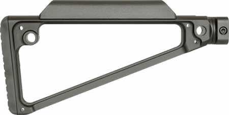 Midwest Industries MITRIF Triangle Fixed Stock Black 6061 Aluminum