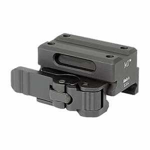 Midwest Industries MIQDMROCO Trijicon MRO QD Mount Black Hardcoat Anodized