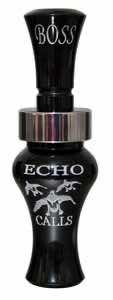 Echo Calls 80002 Boss Open Call Single Reed Mallard Sounds Attracts Ducks Black Acrylic