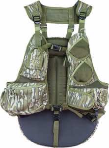 Knight & Hale KHT0105 Run N Gun Turkey Vest Mossy Oak Bottomland