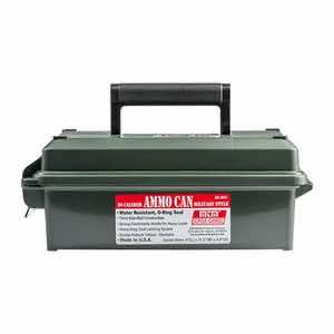 MTM Case-Gard AC30C-11 Ammo Can Multi-Caliber Rifle/Handgun Forest Green Polypropylene
