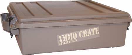 MTM Case-Gard ACR4-18 Ammo Crate Utility Box Dark Earth Polypropylene
