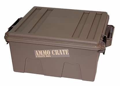 MTM Case-Gard ACR7-18 Ammo Crate Utility Box Dark Earth Polypropylene