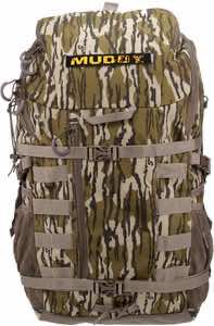 Muddy MUD-BPK-1500MO Pro 1500 Hunting Pack Mossy Oak Bottomland Polyester Zipper/Buckles Closure