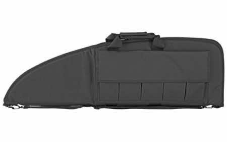 NcStar CV290738 VISM Rifle Case w/ Double Zippers ID Holder Foam Padding & Black Finish