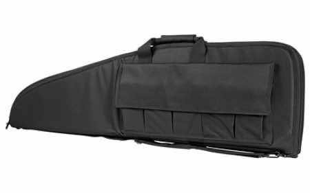 NcStar CV290742 VISM Rifle Case Black PVC Nylon w/ Foam Padding Double Zippers Carry Handle & ID Holder