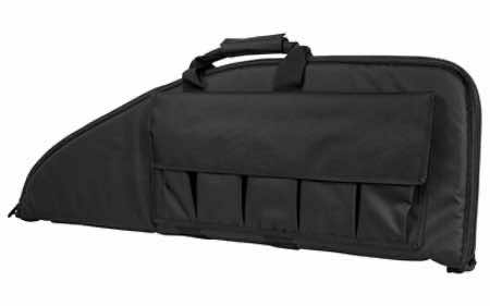 NcStar CV290736 VISM Rifle Case w/ Double Zippers ID Holder Foam Padding & Black Finish