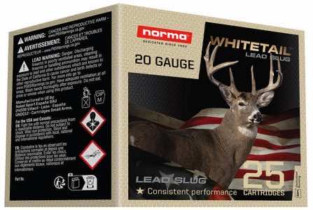 Norma Ammunition 1198043420 Whitetail 20Gauge 2.75