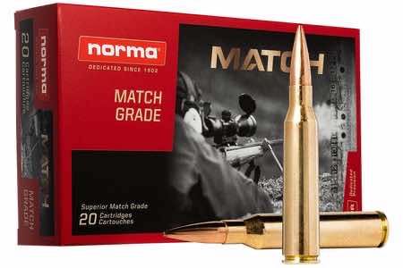 Norma Ammunition 10185442 Dedicated Precision Golden Target Match 338 Lapua Mag 250 gr Hollow Point Boat Tail 20 Per Box/ 10 Case